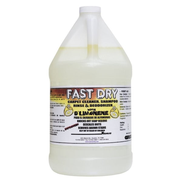 Namco Manufacturing Fast Dry Carpet Rinse With D'limonene, 1 gal. 5001B - main