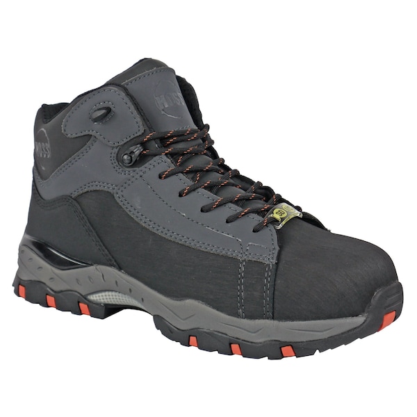 Hoss Boot Co Chaser, Men's Composite Toe Work Boot, Grey, 9