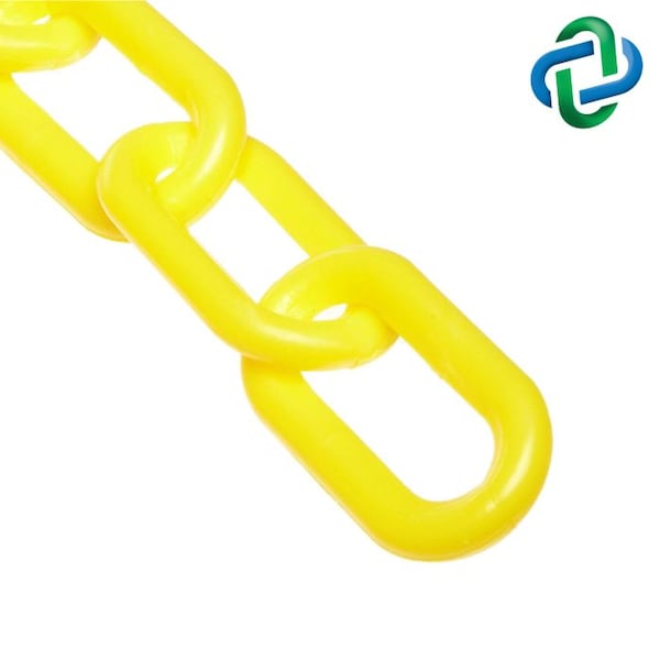 Mr. Chain Yelow Plastic Chain 1"(#4, 25 mm)x500 f 10002-500 - main