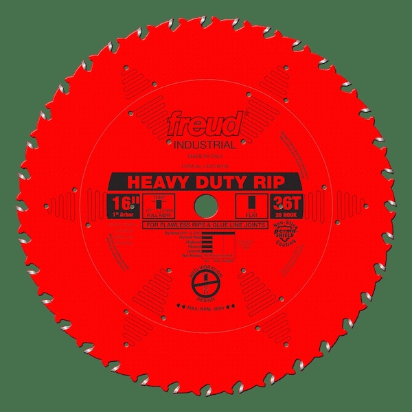 Freud Heavy-Duty Rip Blade, 16" x 36T LM72R016 - main