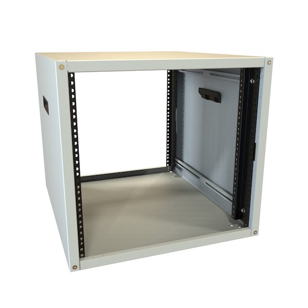 Hammond 10U 24.5D SOLID RACK CABINET RCHS1901724LG1 | Zoro