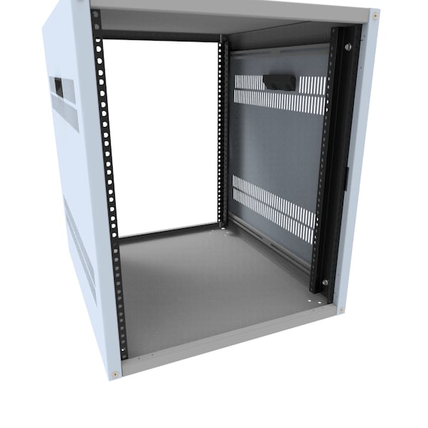 Hammond 13U 24.5D VENTED RACK CABINET RCHV1902224LG1 | Zoro