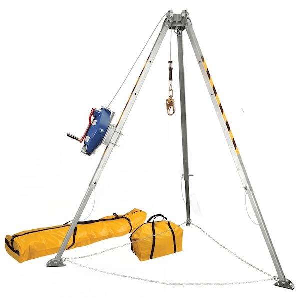 Falltech 8Ft TRIPOD KIT WITH 7281 3-WAY SRL-R 7508 | Zoro