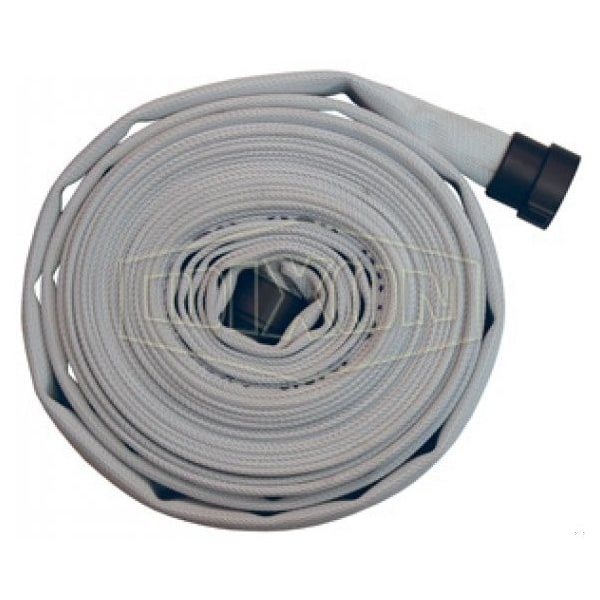 Dixon Coiled Rack Hose, 1-1/2 in, NST NH, 50 ft L, 225 psi Working ...