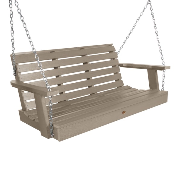 Highwood Usa 4ft Weatherly Porch Swing Outdoor Furniture for Patio