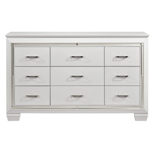 Homelegance Allura Bedroom Dresser, White 1916W-5 - main