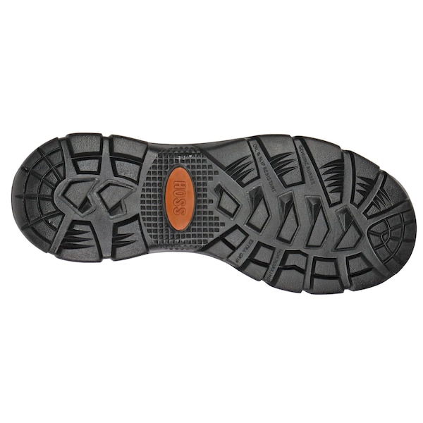 Ridge Round Toe Work Boot 10.5 (60230) Hoss Boot Co Ridge Round Toe Work Boot, Brown, 10.5, W  main image 4