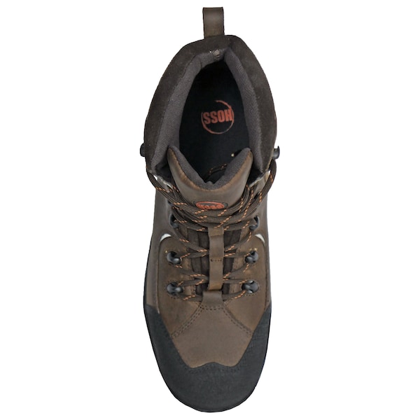 Hoss Boot Co Ridge Round Toe Work Boot, Brown, 10.5, W 