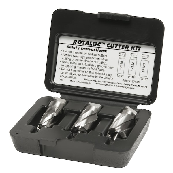Hougen RotaLoc Fabricator's Annular Cutter Kit 17701 | Zoro