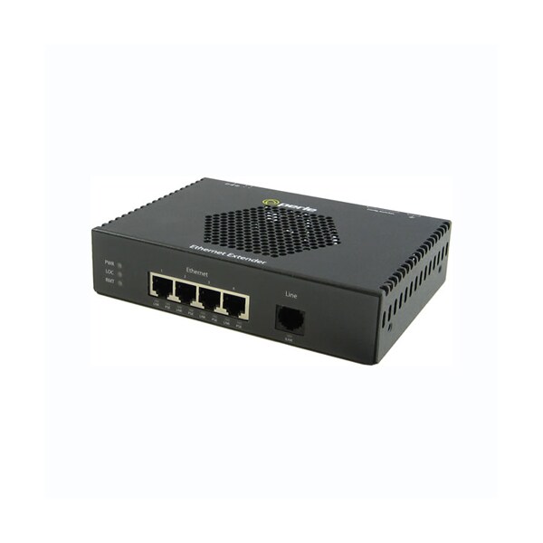 Vdsl Rj45 Perle Systems EXP-4S110E-RJ-XT 4X10/100 RJ45 VDSL POE CPE XTEM LAN ...