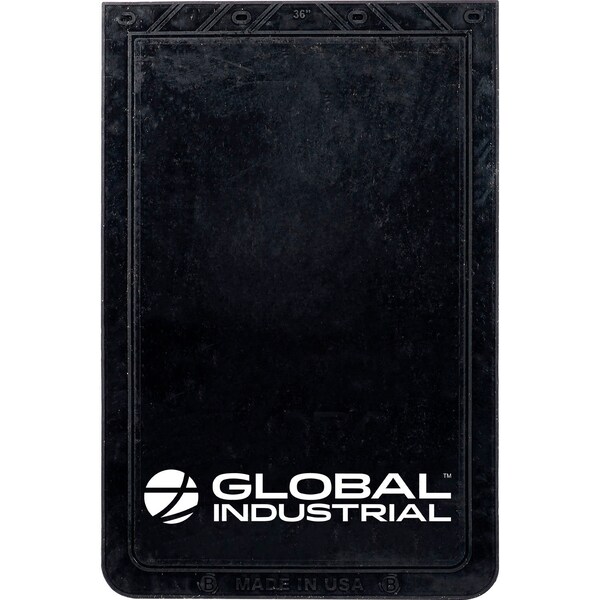 Global Industrial 36 in X 24 in, Rubber, Black 298706 | Zoro