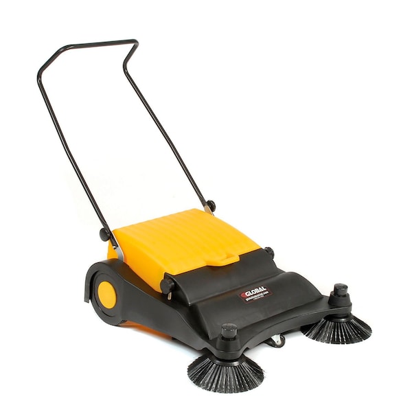 Push Pack Sweeper Global Industrial Industrial Push Sweeper 32 Cleaning Width Black and ...