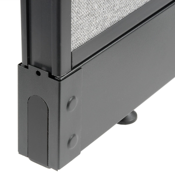Window Partition End Capping Global Industrial Steel End Base Cap for Interion Office Partition ...
