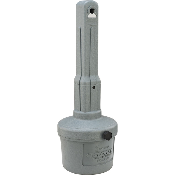 retardant cigarette ashtray 1/2pcs Flame Leak-Proof Portable Bag, Available In 3 Colors Each outside ashtray has tie Outdoor Ashtray, 1-1/2 Gallon, Gray