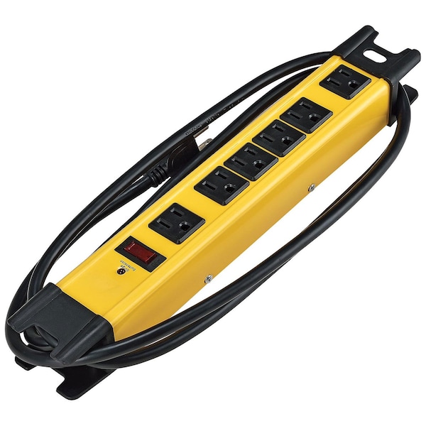 Bande D’alimentation Tripp Lite PS615 – 6 Prises 5-15R, 15A, Pour Atelier Ou Bureau