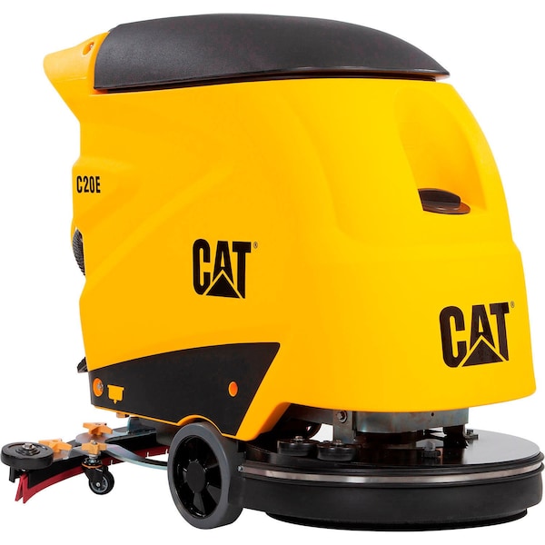 Cat C20E Electric Walk-Behind Corded Auto Floor Scrubber, 20 Cleaning ...