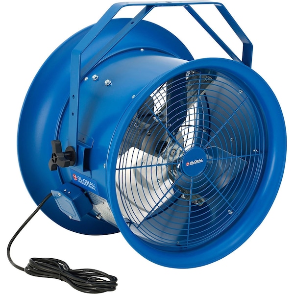 Global Industrial 18 High Velocity Dock Fan w/ Yoke Mount, 7700 