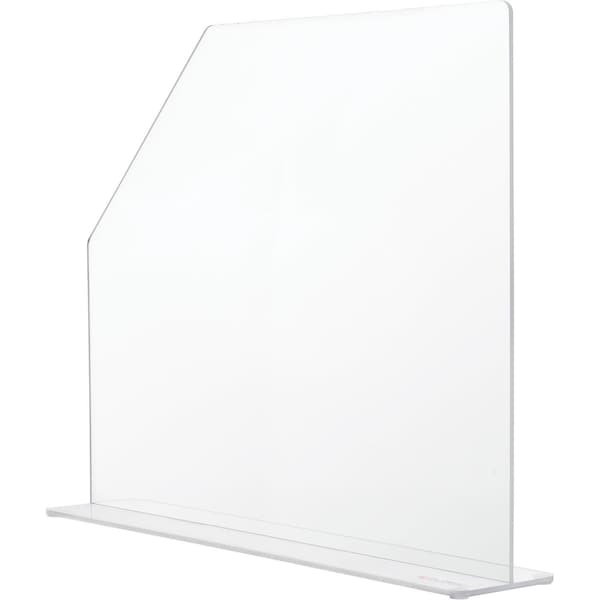 Global Industrial Splash Guard, Medium, 4-1/2W x 21-1/4D x 18H, Clear ...