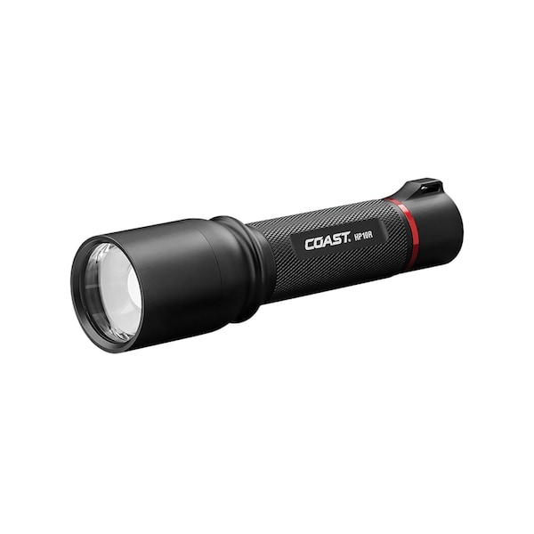 coast 20923 hp10r rechargeable led flashlight HP3R 500 Lumen Penlight with TWIST FOCUS, Black A third output produces a disorienting strobe Coast HP3R Rechargeable Focusing Penlight