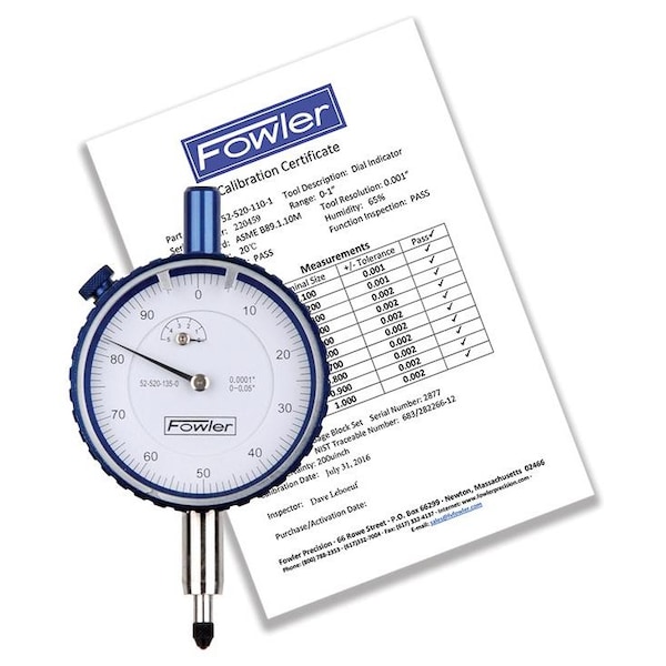 Fowler Dial Indicator 52-520-135 | Zoro
