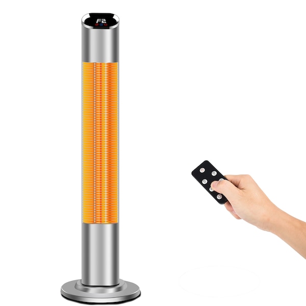 Patio Premier Deluxe Freestanding Carbon Fiber Patio Heater w 