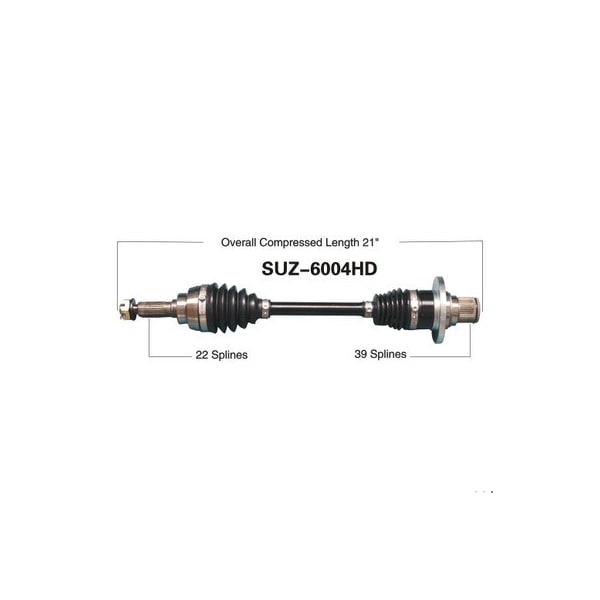 Wide Open Heavy Duty CV Axle for SUZ HD REAR L/R LTA450/500/700/750X/XZ ...
