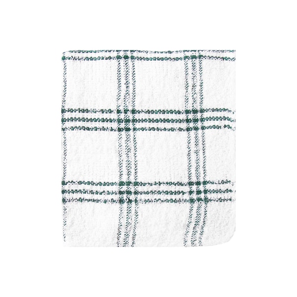 Ritz Value Basics Check Dish Cloth White Ground/Hunter Green Check ...
