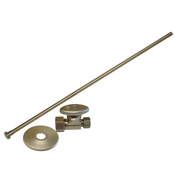 Jones Stephens Brushed Nickel 3/8