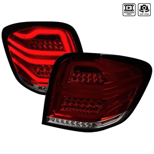 Spec-D Tuning 06-11 Mercedes Benz W164 Ml Class LED Tail Lights Red ...
