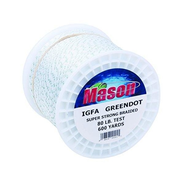 150 lb test braided fishing line Sureline PE Superstrand Green 150yds blending into the background and being less visible to fish. Yo-Zuri Superbraid Braided Fishing Line