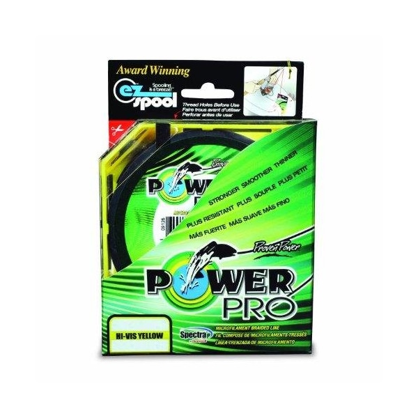 Power Pro Spectra Braided Fishing Line 15Lb 300Yd HiVis Yellow