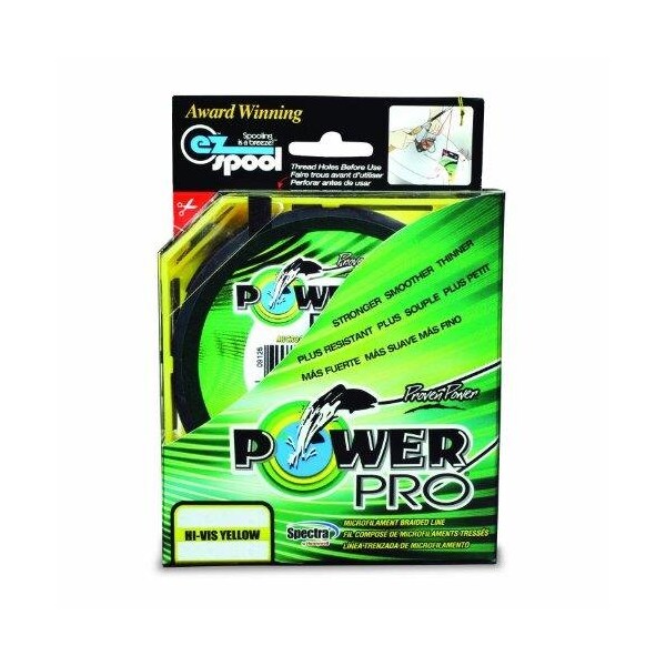 Power Pro Spectra Braided Fishing Line 65Lb 300Yd HiVis Yellow