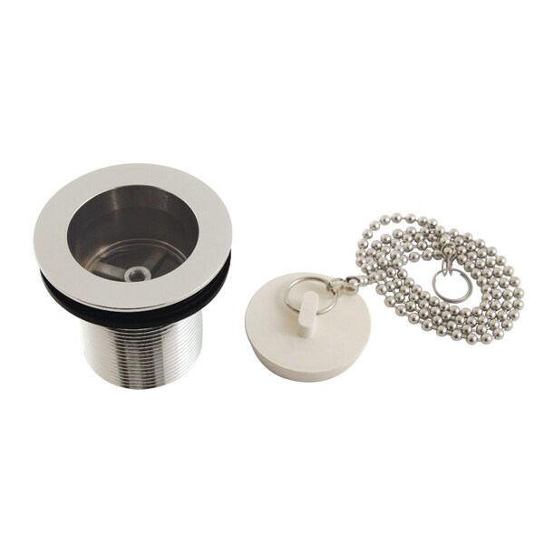 Tub Chain Kingston Brass 112 Chain and Stopper Tub Drain with 2 Body Thread ...