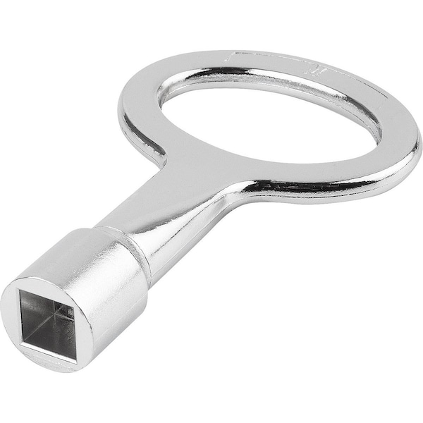 Kipp Lock Key Square 6 Mm, Form:C Zinc K0535.16 | Zoro
