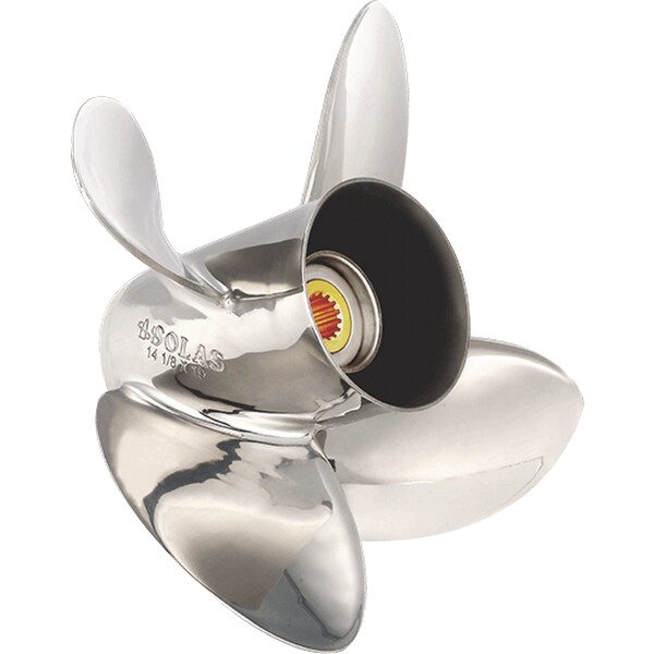 Quicksilver Nemesis 25-30HP Aluminum Propeller 4 Blade RH, 11 in. Pitch