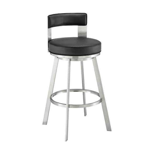 Armen Living Lynof Swivel Bar Stool - Thumbnail 5