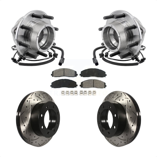 Callahan Brake Parts Front Brake Kit For Acura Integra 1997-01