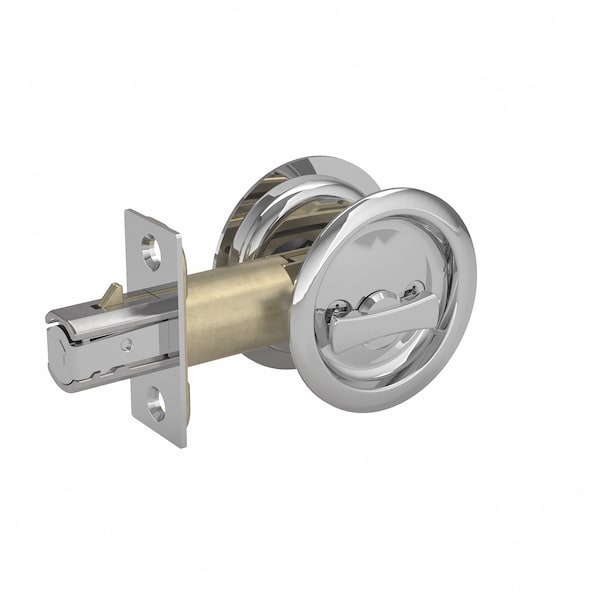 Richelieu 2 716inch 62 mm Round Pocket Door Privacy Pull, Chrome 17RC42 - main