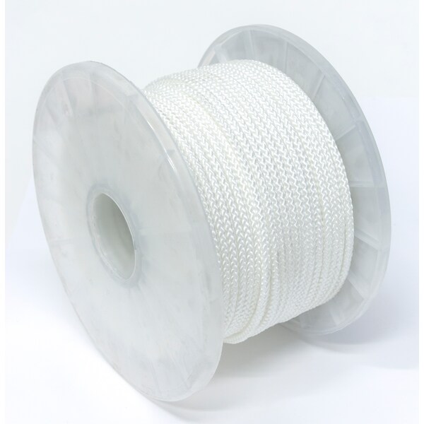 Kingcord (#5.5) 11/64 in. x 200 ft. White Nylon Diamond Braid Starter Cord 644891TV - main
