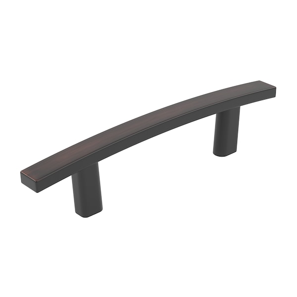 Richelieu 3-inch (76 mm) Brushed Oil-Rubbed Bronze Transitional Rectangular Cabinet Bar Pull BP65076BORB - main