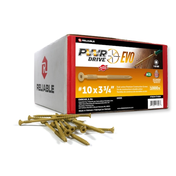 Richelieu #10 x 3 3/4 in., 1000 PK FTSCD17T10334 - main