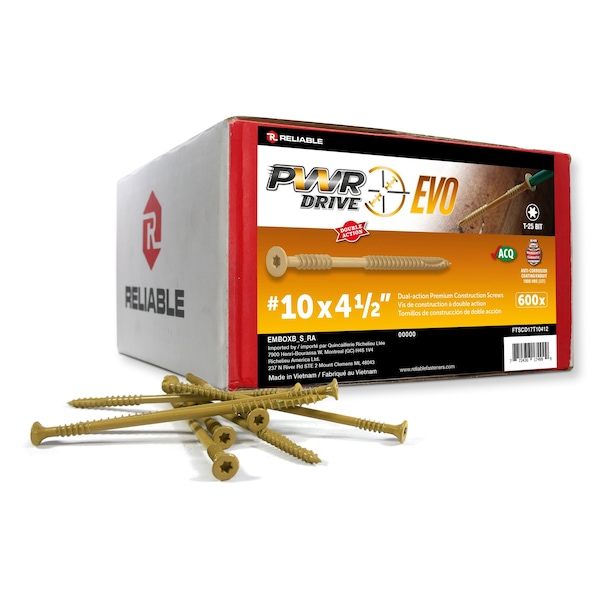 Richelieu #10 x 4 1/2 in., 600 PK FTSCD17T10412 - main