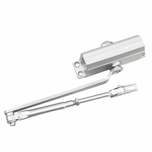 Richelieu 1600 Series Fixed Power Door Closer, Satin Aluminum, 180 Door closer 1600SI21BC - main