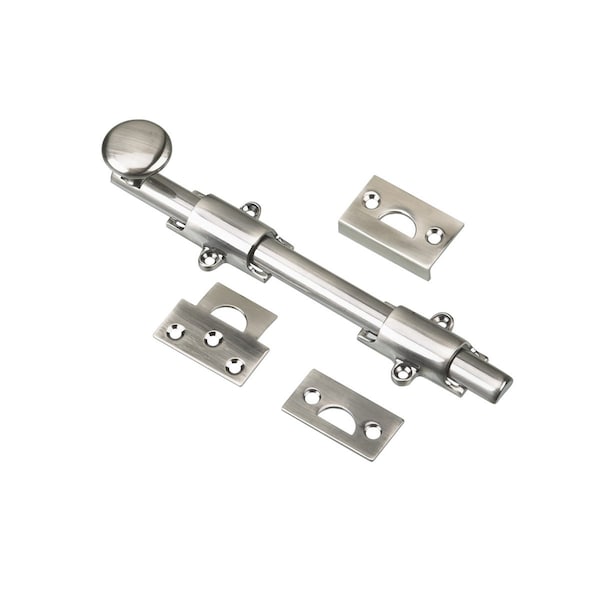 Onward 8inch 203 mm Surface Bolt, Antique Nickel 39208ANV - main
