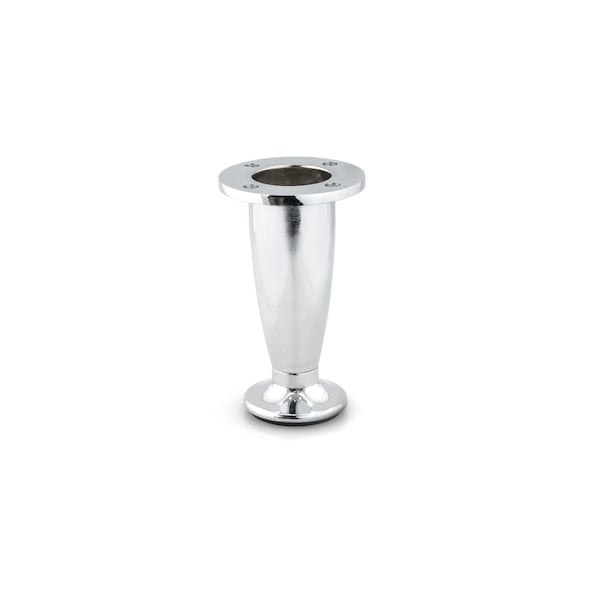 Richelieu Adjustable Contemporary Furniture Leg, 4 1/32 in (102 mm), Chrome 40740140 - main