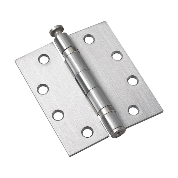 Richelieu 4 12inch 114 mm Full Mortise Ball Bearing Butt Hinge, Brushed Chrome 44823BCB - main