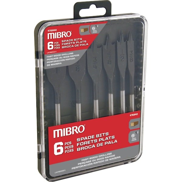 Richelieu (6-Piece) Steel Spade Bit Set 476940 - main