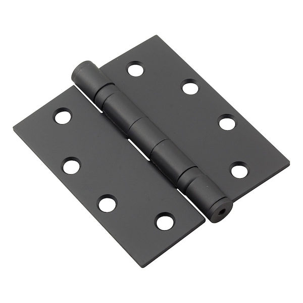 Richelieu 4inch 102 mm Full Mortise Ball Bearing Butt Hinge, Black 4823FBB - main