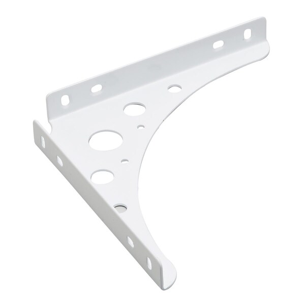 Onward 8 in x 8 in Heavy-Duty Decorative Shelf Bracket, White Finish 4979W08BC - main