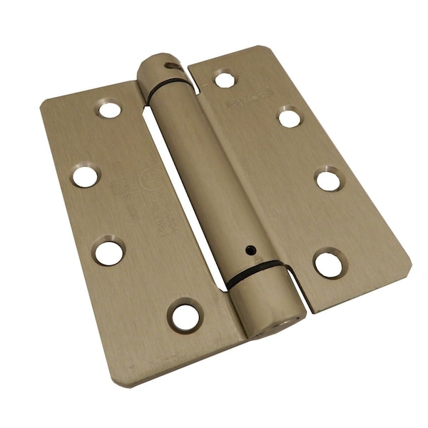Richelieu 4 12inch 114 mm Full Mortise Adjustable Spring Hinge, Brushed Nickel 52823NBB1 - main